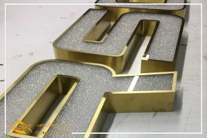 حروف استیل رینگی